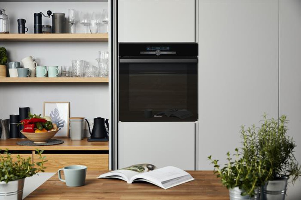 "HISENSE - Forno incasso elettrico HBF22ILPMF Classe A+-Vetro nero"