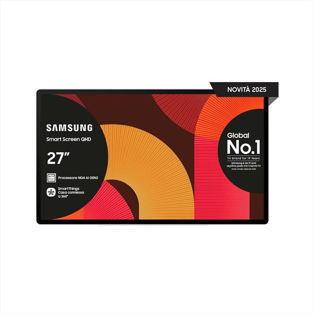 Immagine del prodotto SAMSUNG - Smart Screen 2K 27" UE27LSM7FAXXXE-Black