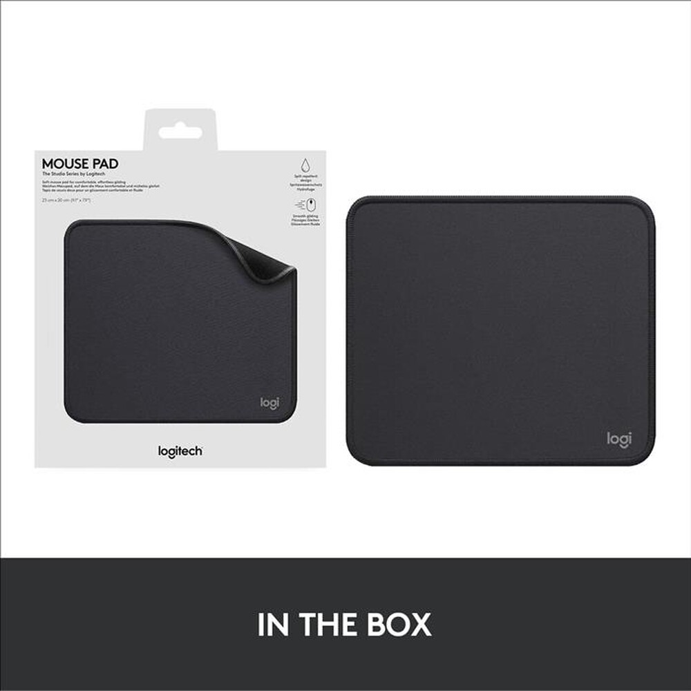 "LOGITECH - Mouse Pad Studio Series-Grigio"