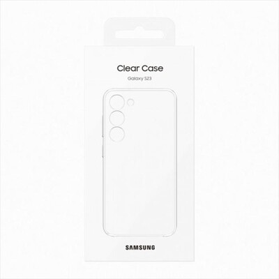 SAMSUNG - Custodia EF-QS911CTEGWW per Galaxy S23-Trasparente