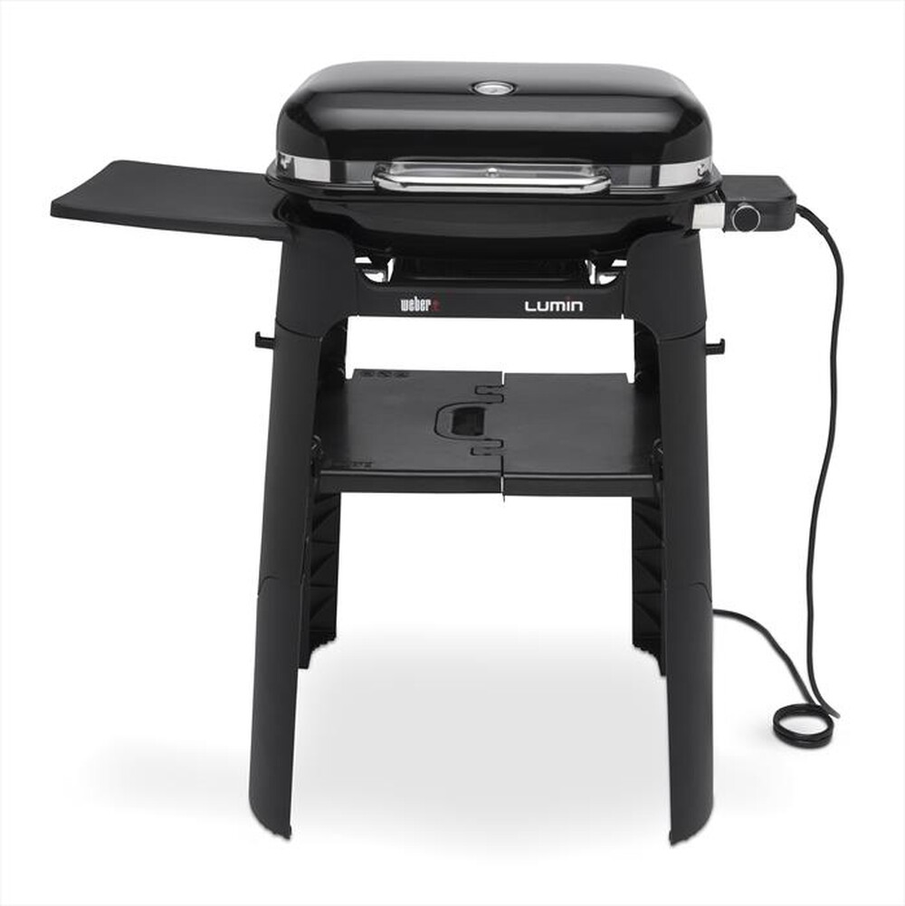 "WEBER - LUMIN CON STAND BARBECUE ELETTRICO-nero"
