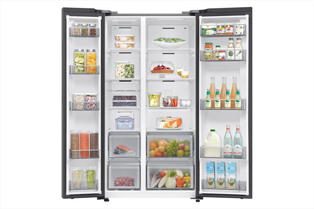 "SAMSUNG - Frigorifero side by side RS70F65QDTEF Classe D-Metal Inox"