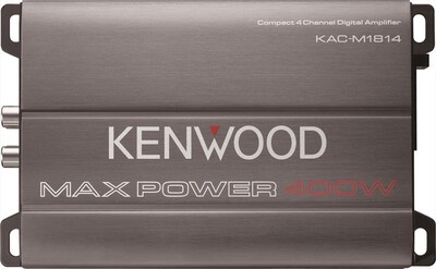 KENWOOD - Amplificatore Digitale 4 canali KAC-M1814-Nero