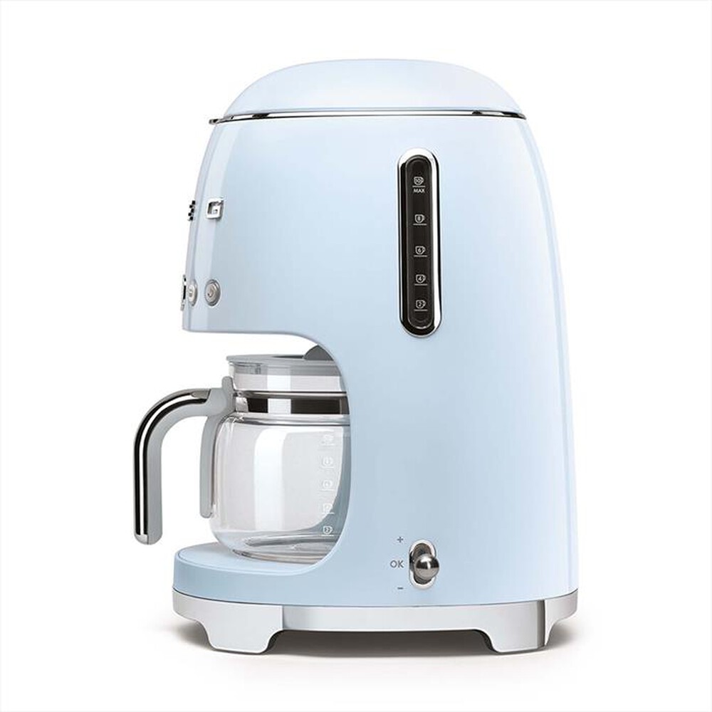 "SMEG - Macchina da Caffè Filtro 50's Style – DCF02PBEU-azzurro"