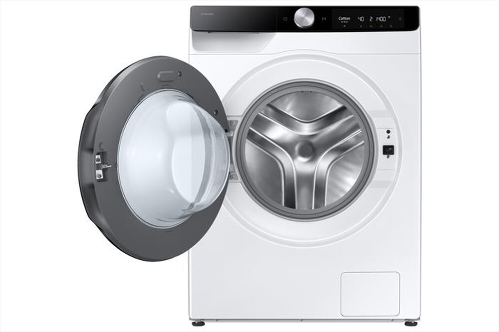 "SAMSUNG - Lavasciuga 11/6 Kg WD11DG6B85BKU3 Classe A-bianca con oblò e display nero"