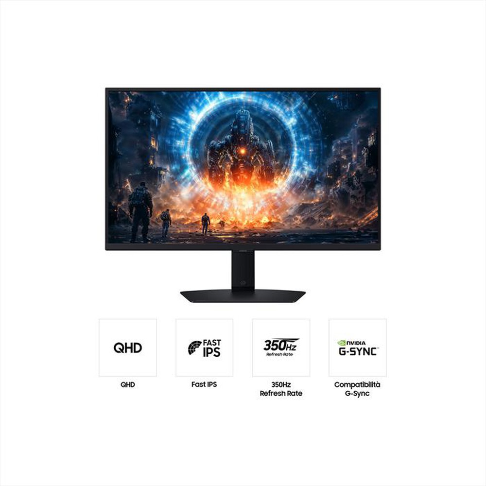 Immagine del prodotto SAMSUNG - MONITOR GAMING ODYSSEY G6 - G60F 27"-Black