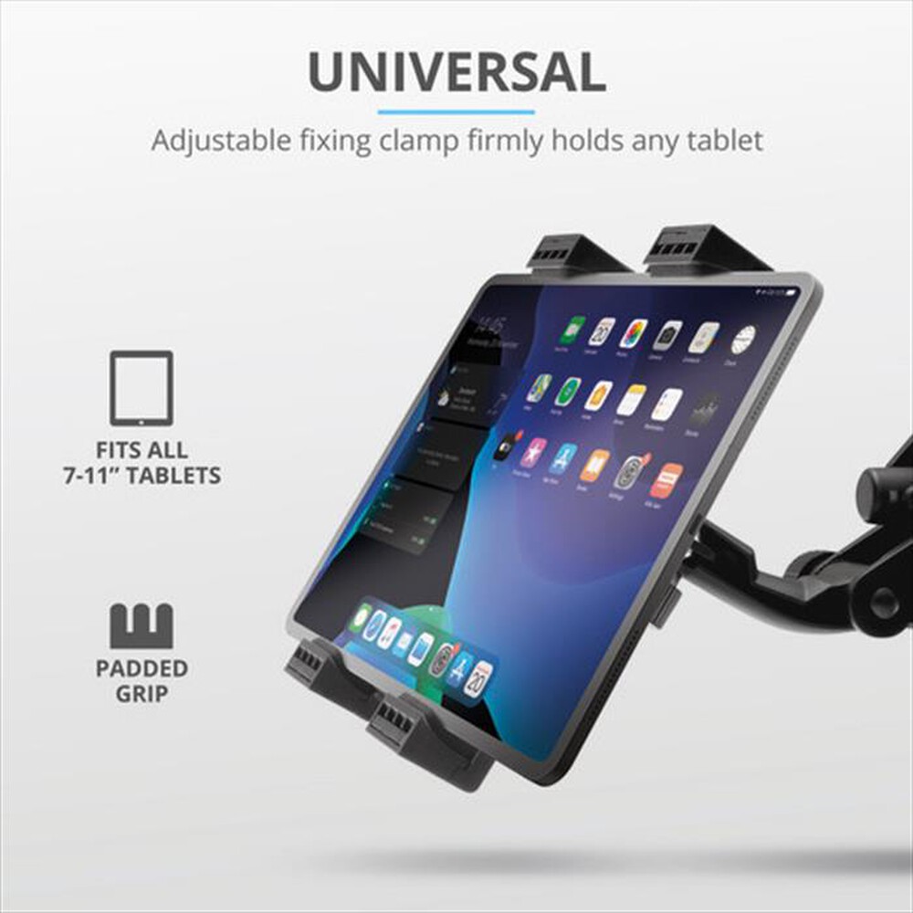 "TRUST - TURO TABLET WINDSHIELD CAR HOLDER-Black"