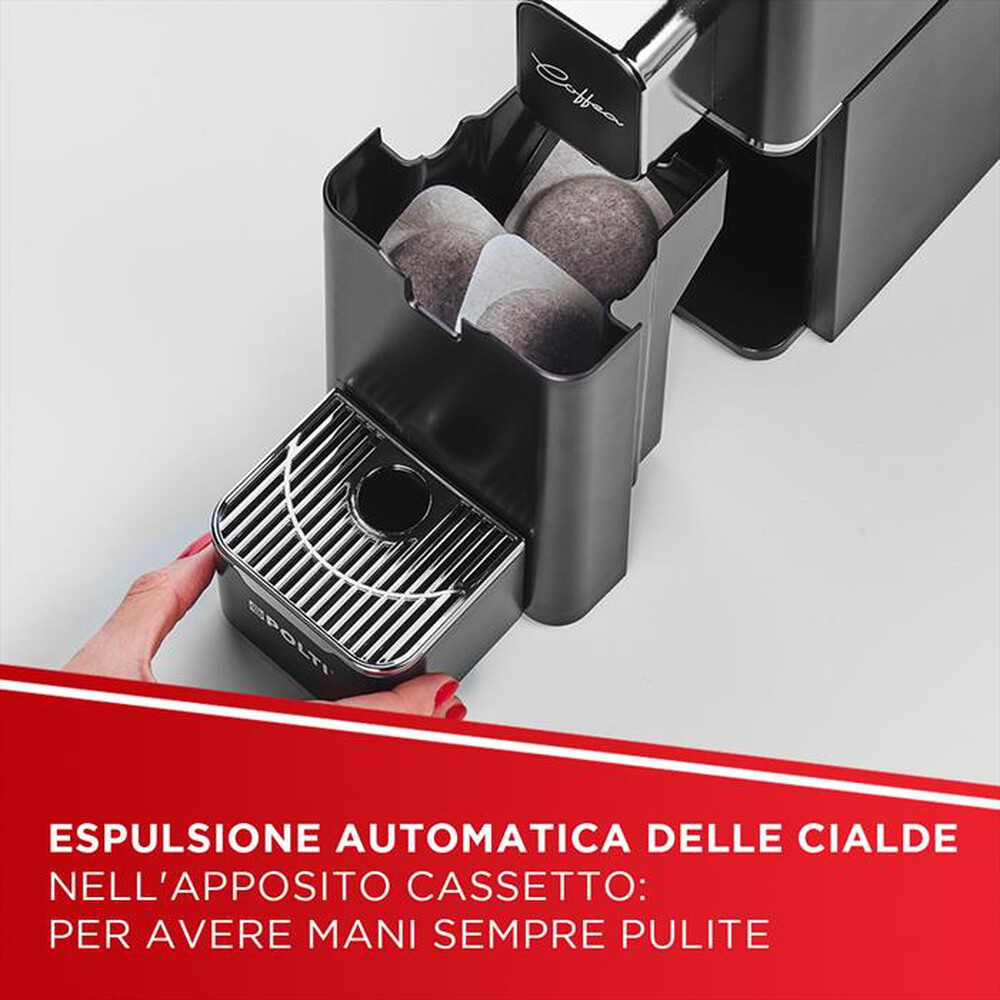 Immagine del prodotto POLTI - Macchina da caff&eacute; cialde ESE COFFEA S15B+54 cialde-Nero