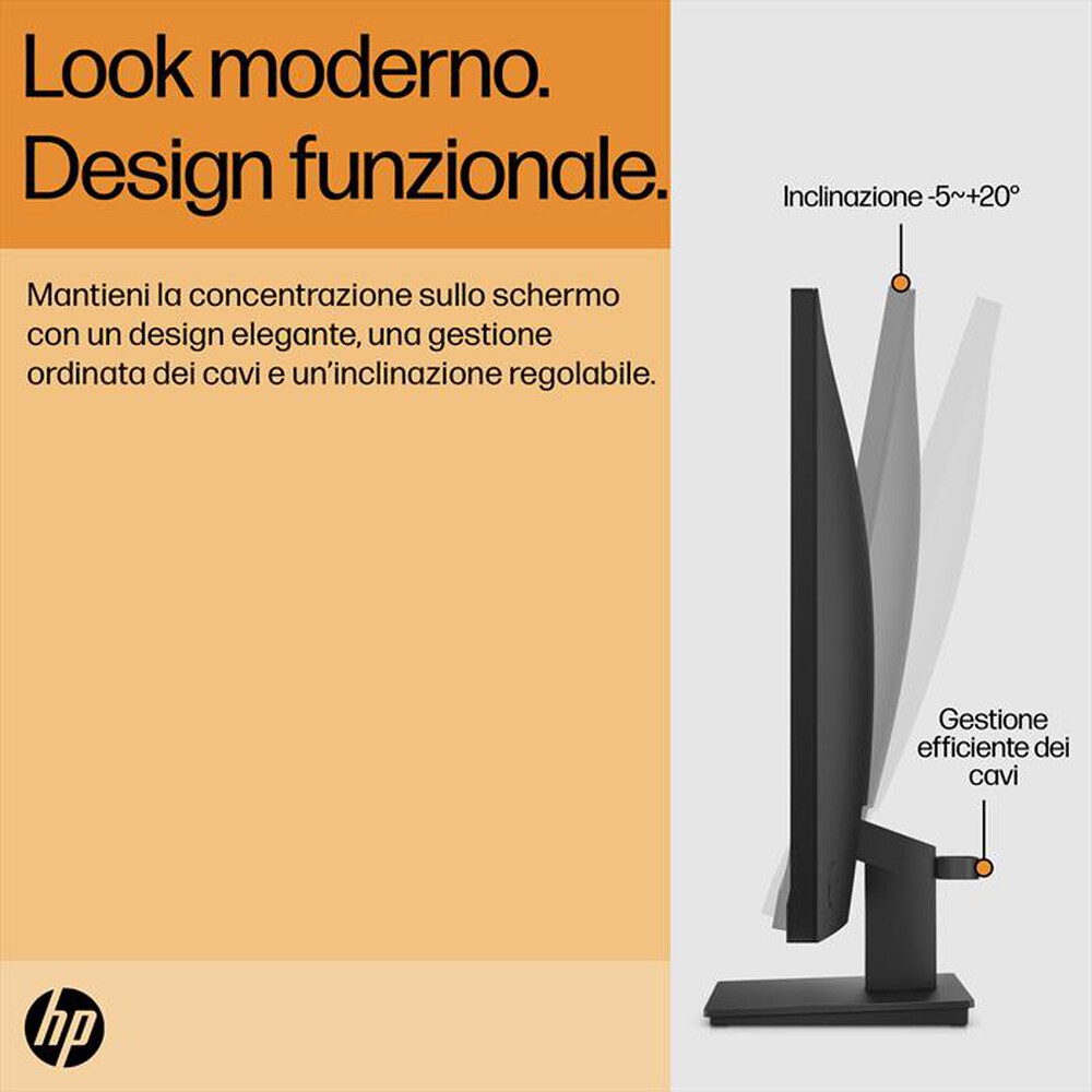 "HP - Monitor LED FHD 27\" V27I G5-Nero"
