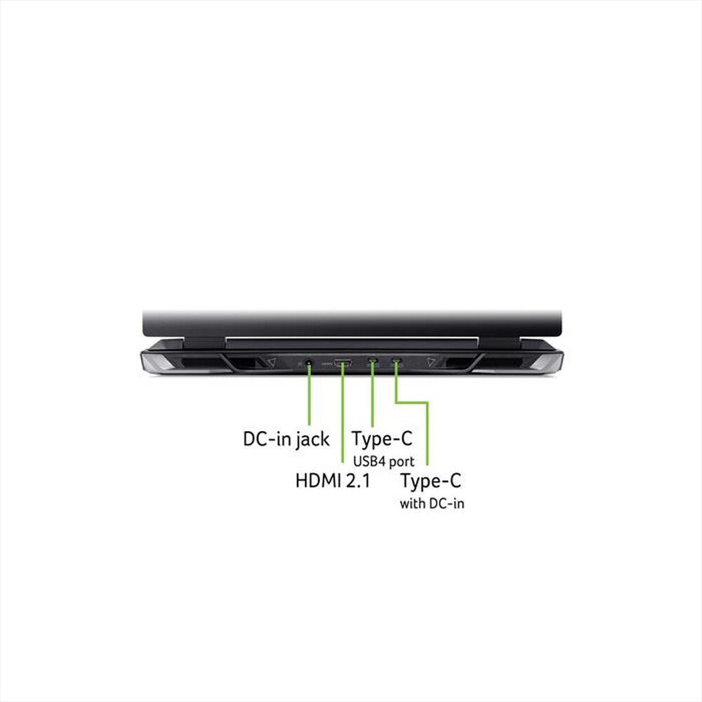 "ACER - Notebook GAMING NITRO 16 AN16-42-R0E4 16\"-Nero"
