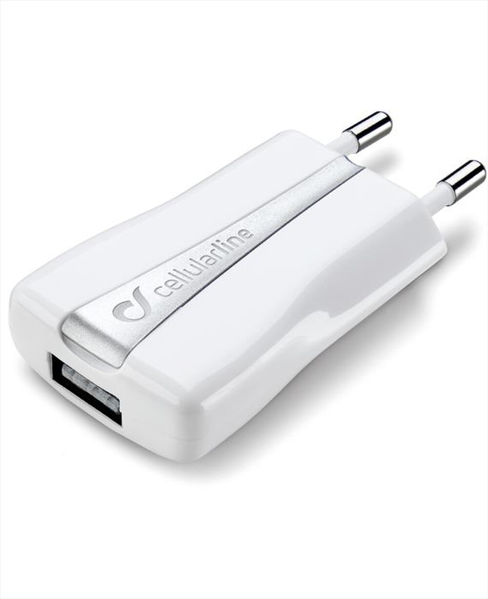 Immagine del prodotto CELLULARLINE - Caricabatteria da Viaggio ACHUSBCOMPACIPHONE-Bianco