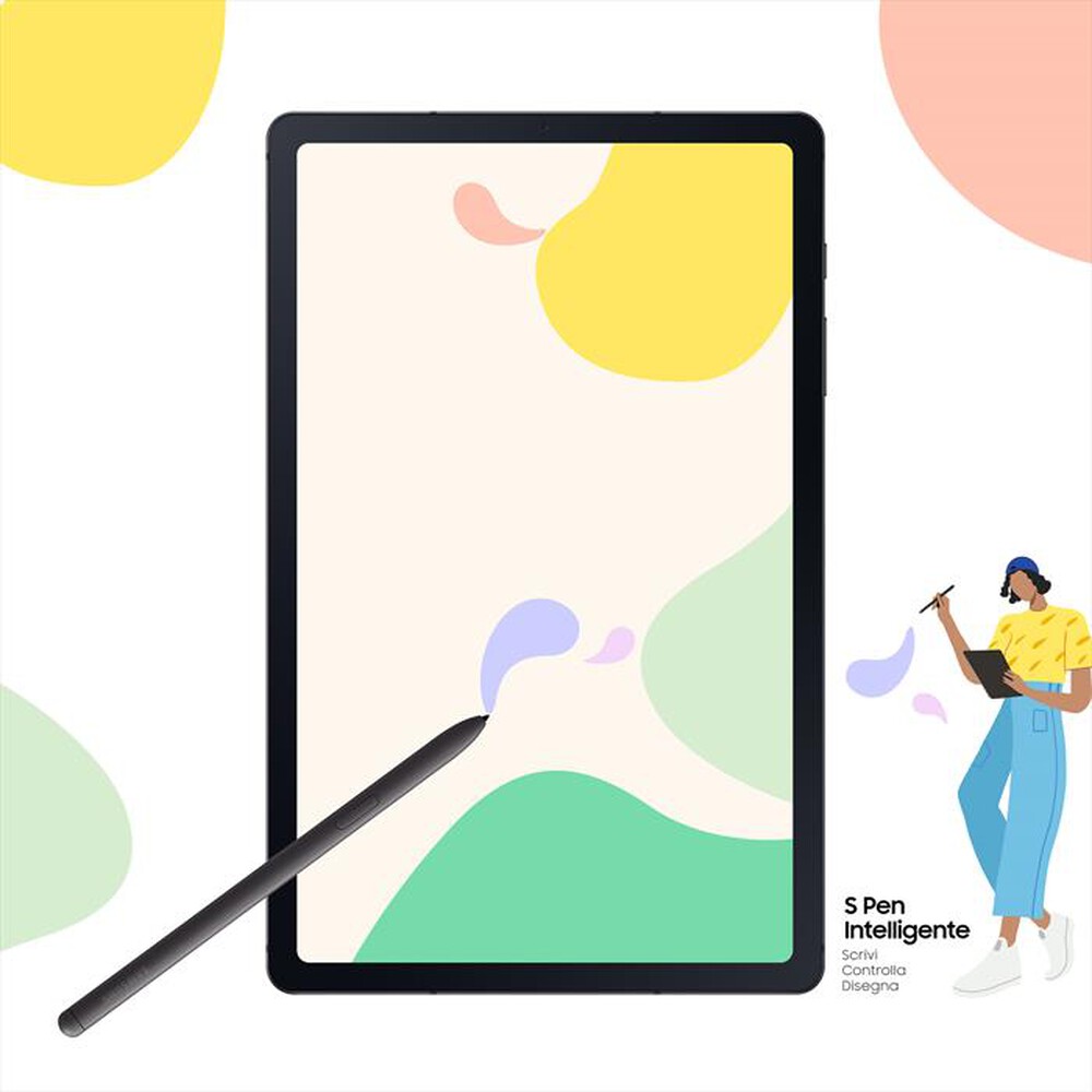 "SAMSUNG - GALAXY TAB S6 LITE LTE-Gray"