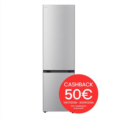 LG - Frigorifero combinato GBBS726AMB Classe A 375lt-Argento