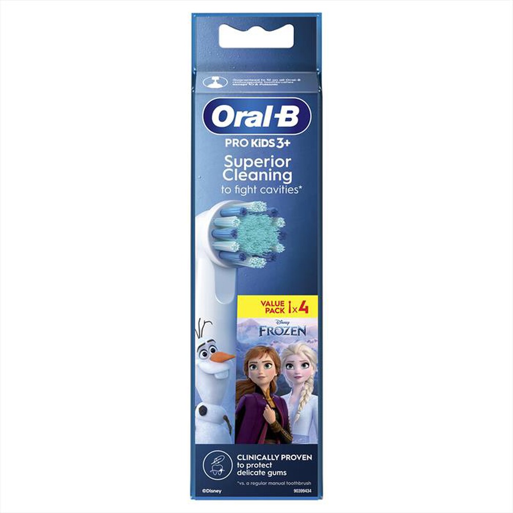 Immagine del prodotto ORAL-B - Testine Ricambio PW REFILL EB10S FROZEN 4CT 12PZ-BIANCO