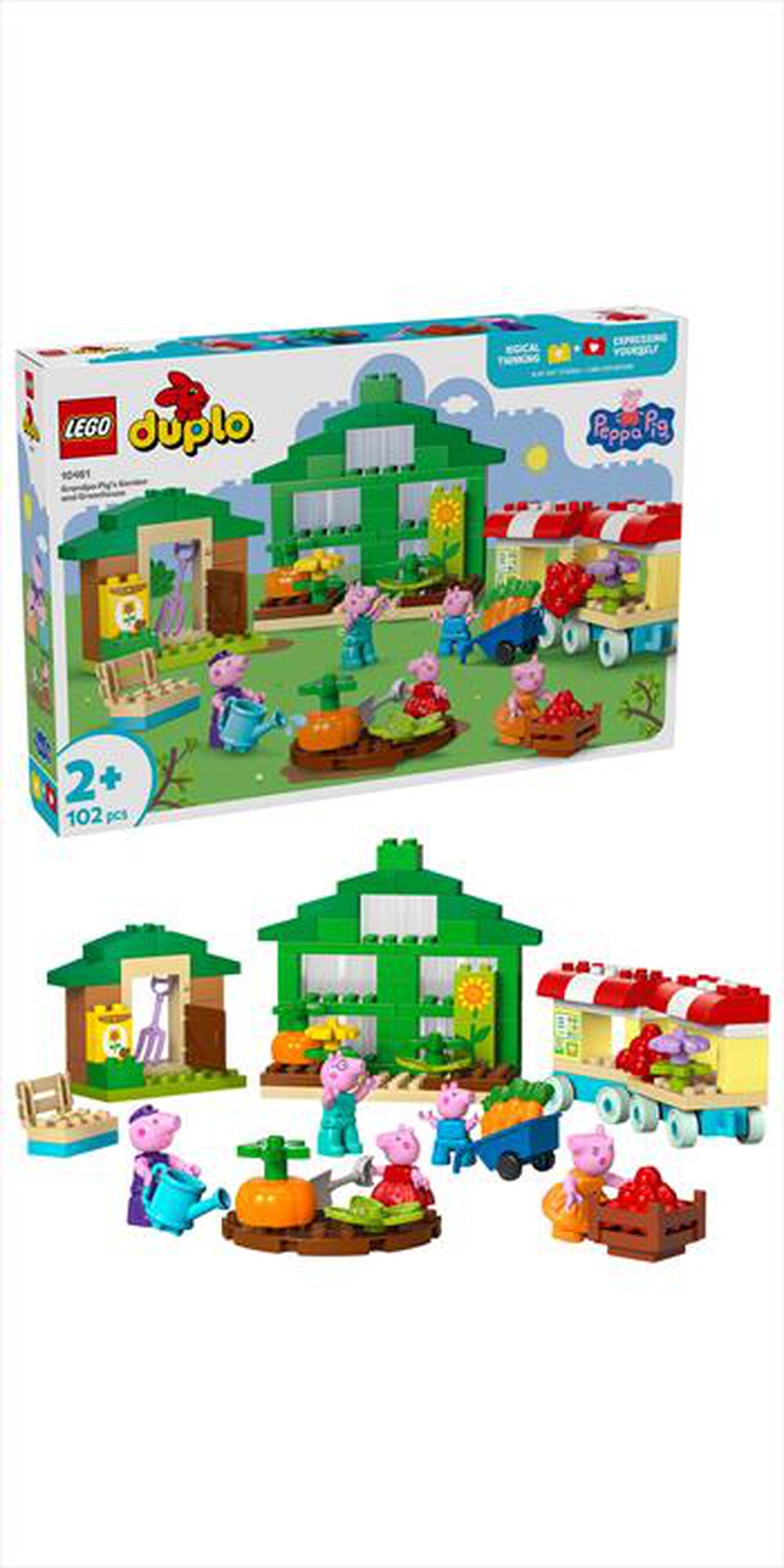 Immagine del prodotto LEGO - DUPLO Il giardino e la serra di Nonno Pig - 10461