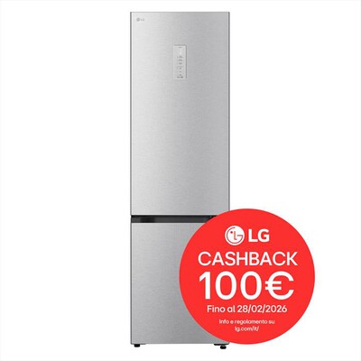 LG - Frigorifero combinato GBBS727CMB Classe C 375lt-Argento