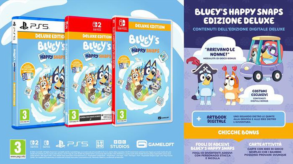 Immagine del prodotto NAMCO - BLUEYS HAPPY SNAPS DELUXE ED.