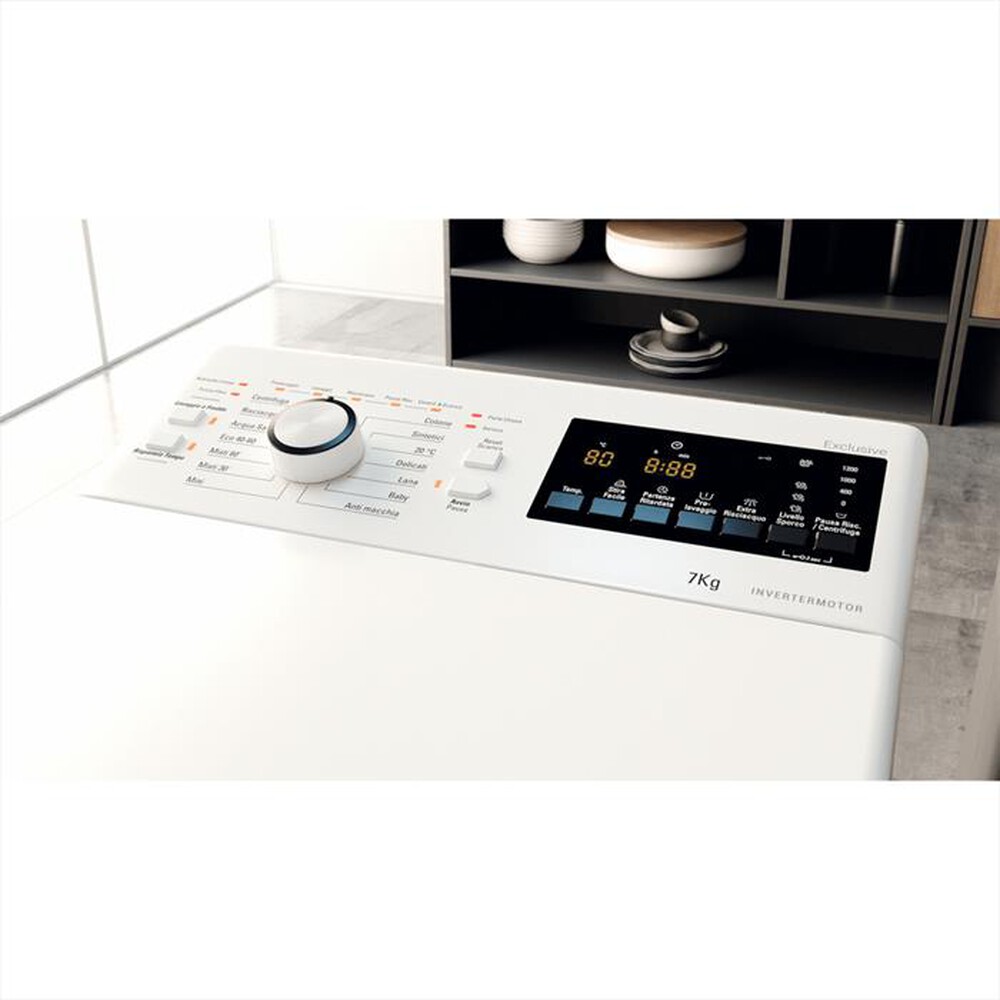 "HOTPOINT ARISTON - Lavatrice WMTG 723B IT 7 Kg Classe D-Bianco"