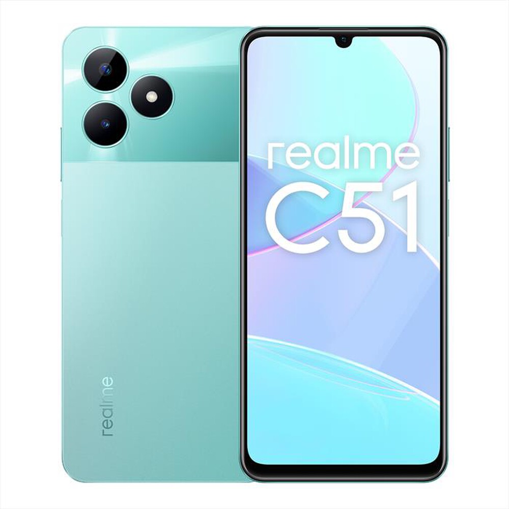 "REALME - Smartphone REALME C51 (128GB 4GB) INT+NFC-Mint Green"