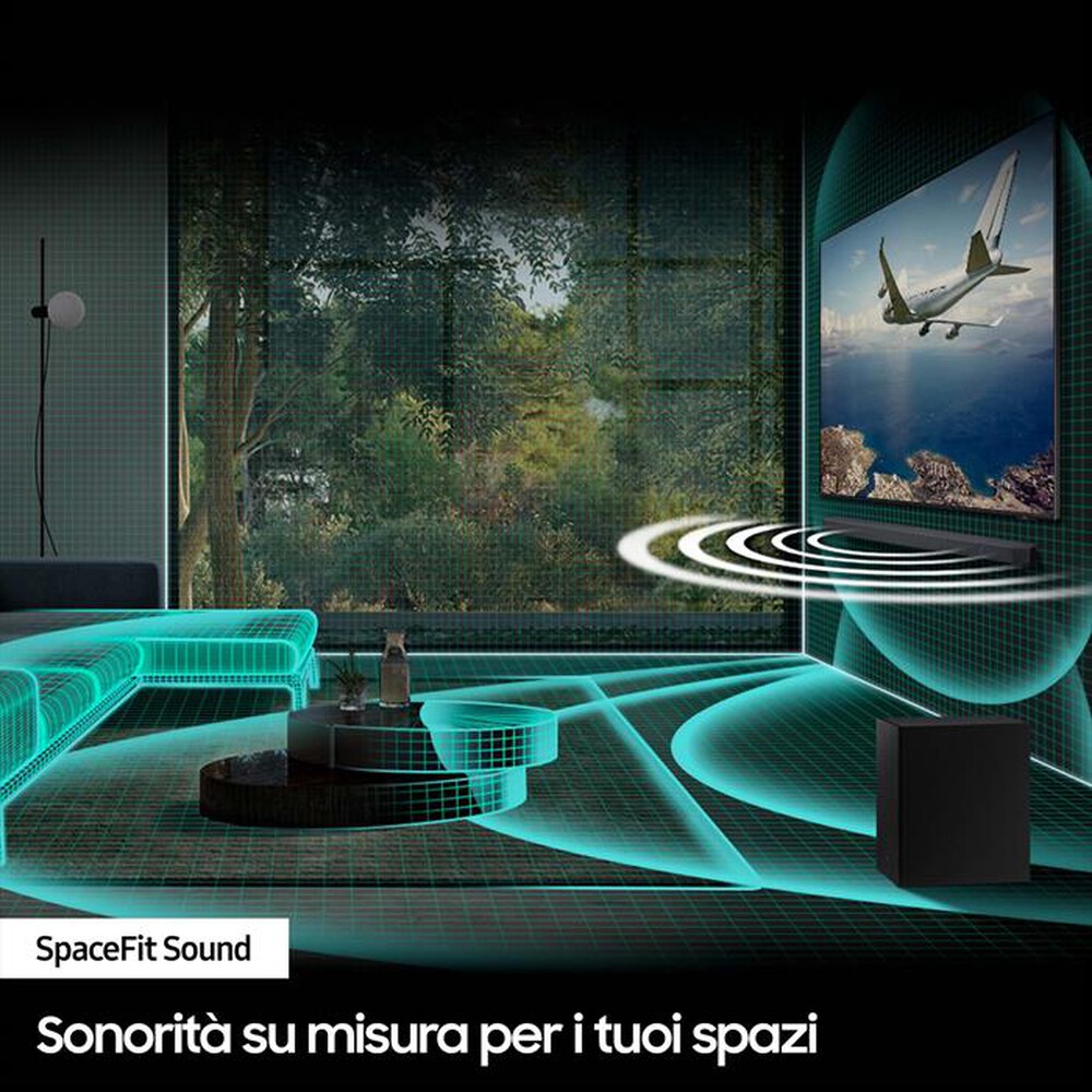 "SAMSUNG - Soundbar HW-Q700C/ZF Serie Q-BLACK"