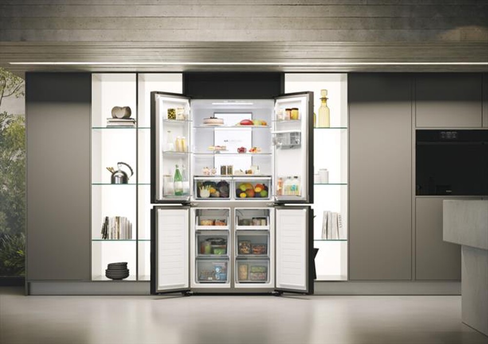 "HAIER - Frigorifero 4 porte HCR7818DWPT Classe D 467 lt-Black"