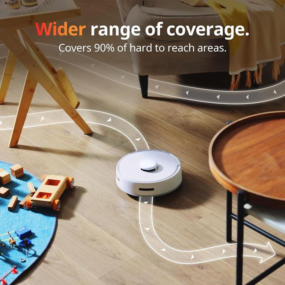 "SWITCHBOT - MINI ROBOT VACUUM K10+-BIANCO"