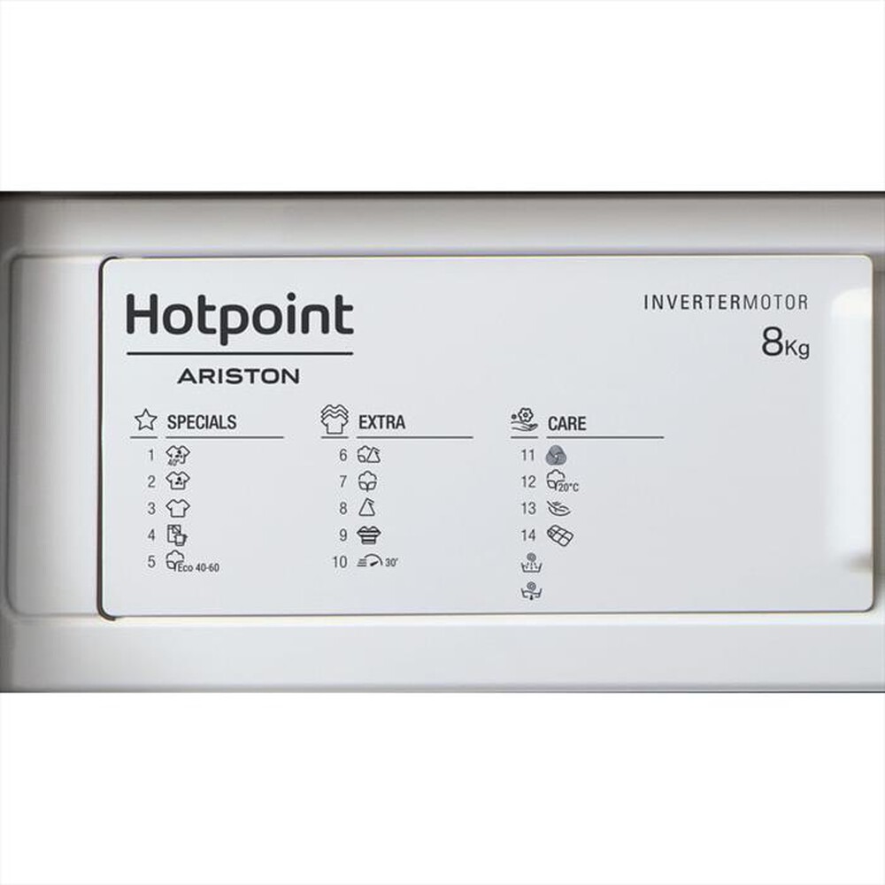 Immagine del prodotto HOTPOINT ARISTON - Lavatrice incasso BI WMHG 8146 EU 8Kg Classe A
