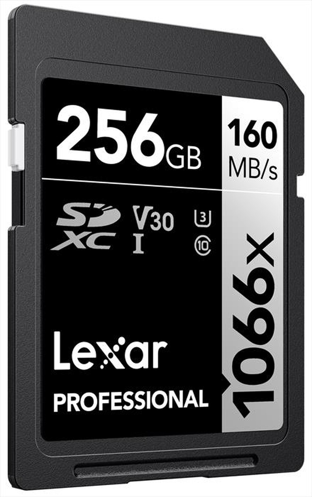 "LEXAR - 256GB PRO 1066X SDXC UHS-I V30-Black"