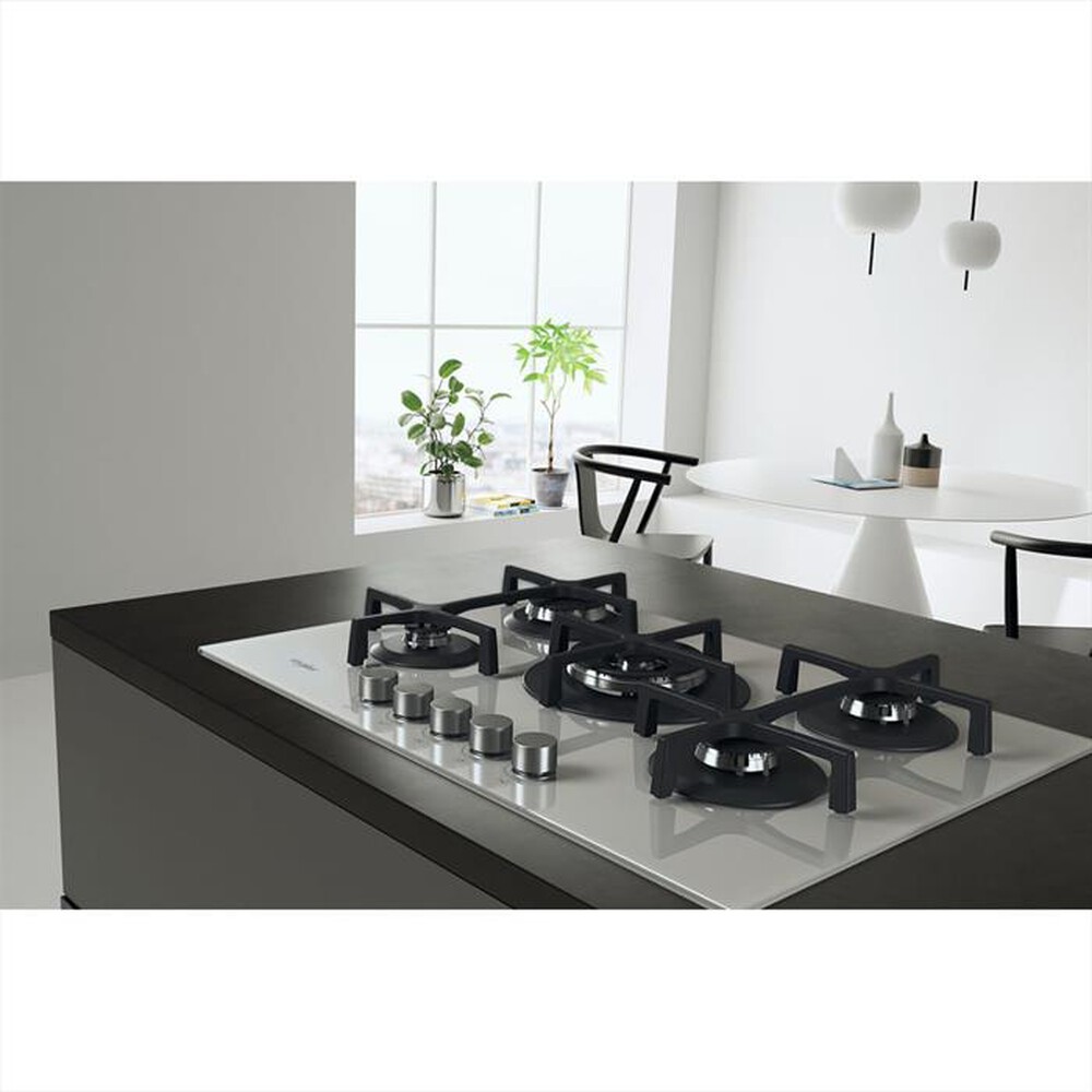 "WHIRLPOOL - Piano cottura a gas ELEMENTS GOA 7523/WH 73cm-Bianco"