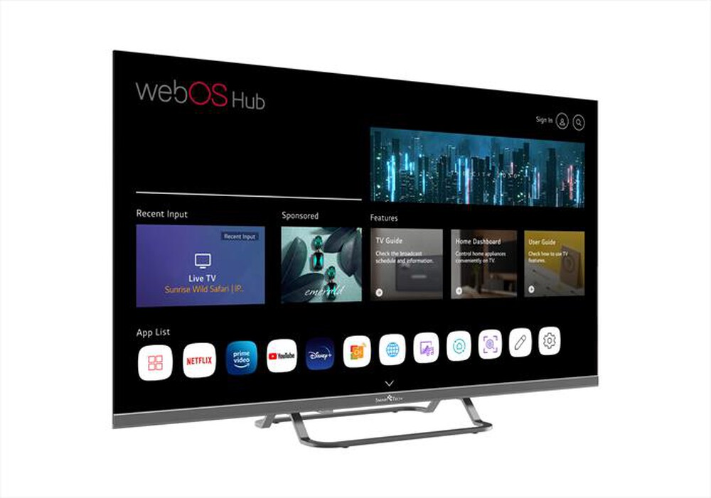 Immagine del prodotto SMART TECH - Smart TV LED FHD 32" 32QW01V-Metal Grey
