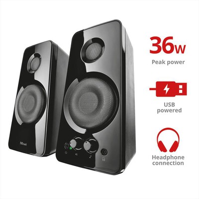 TRUST - TYTAN 2.0 SPK SET USB-Black,  TRUST - TYTAN 2.0 SPK SET USB-Black