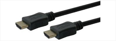 GBC - CAVO HDMI 4K HIGH SPEED WITH ETHERNET 5M - POLYBAG-Nero