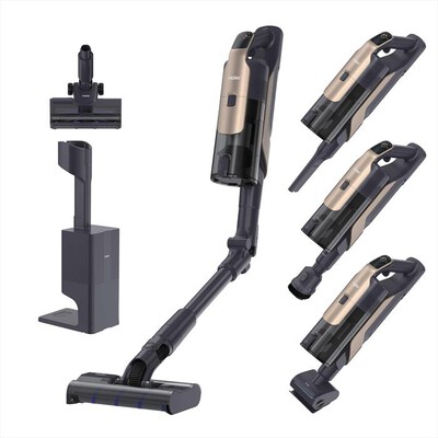 HAIER - Scopa elettrica senza sacco 0,85lt HCVM5S50PX 011-Nero/Bronzo