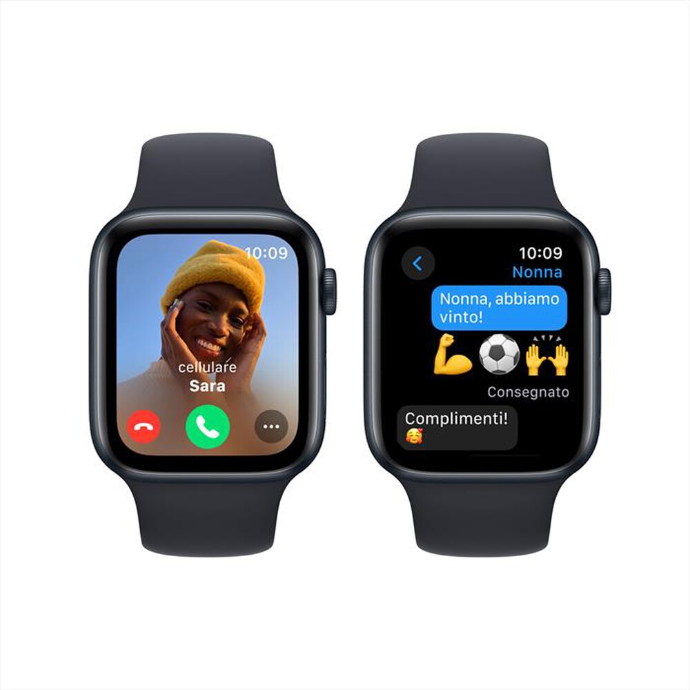 "APPLE - Watch SE GPS Cassa 44mm - M/L-Mezzanotte"