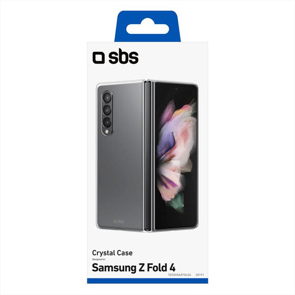 "SBS - Cover TECOVSAZFOLD4 per Samsung Z Fold 4-Trasparente"