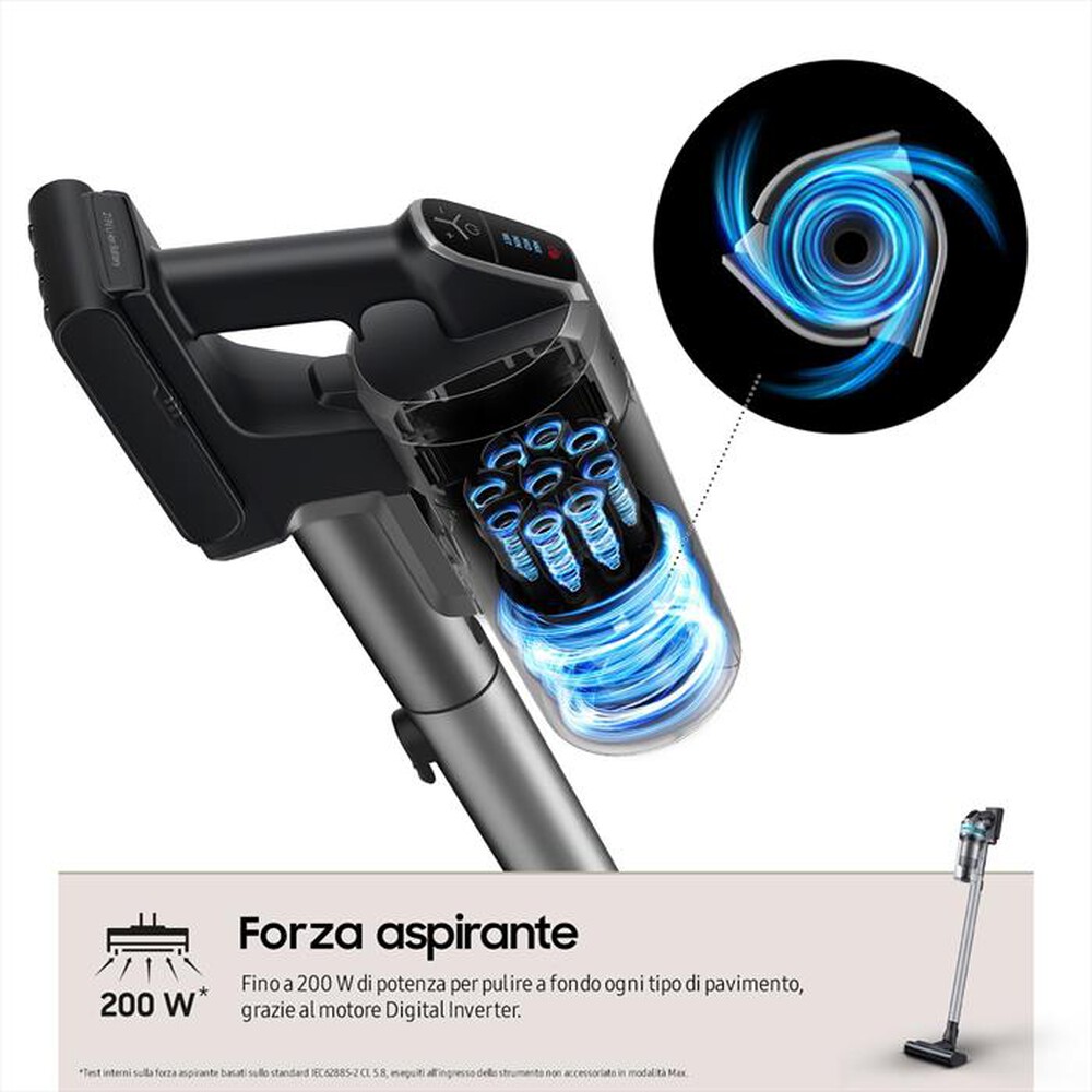 Immagine del prodotto SAMSUNG - Scopa elettrica JET 75E PET VS20B75AGR1-TEAL MINT