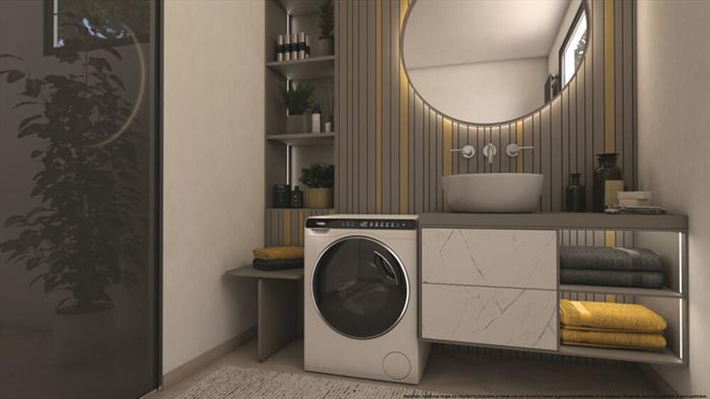 "HAIER - Lavatrice HW50-BP12307-S 5 Kg Classe A-Bianco"