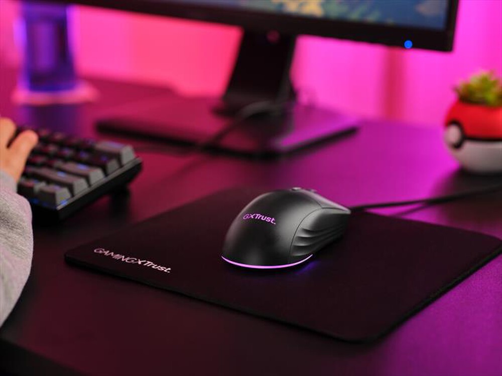 "TRUST - GXT925 REDEX II LIGHTWEIGHT MOUSE-Black/RGB"