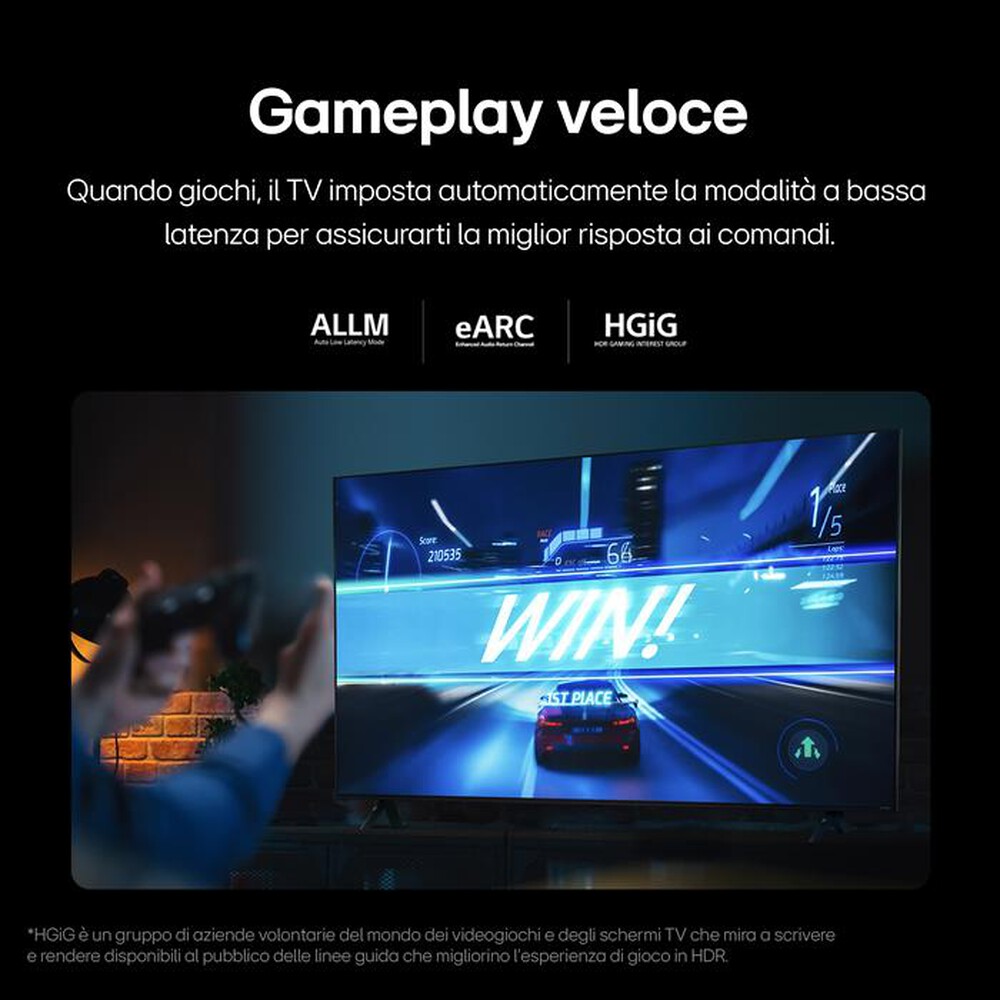 Immagine del prodotto LG - Smart TV QNED Serie 80 UHD 4K 65" 65QNED80T6A-Blu