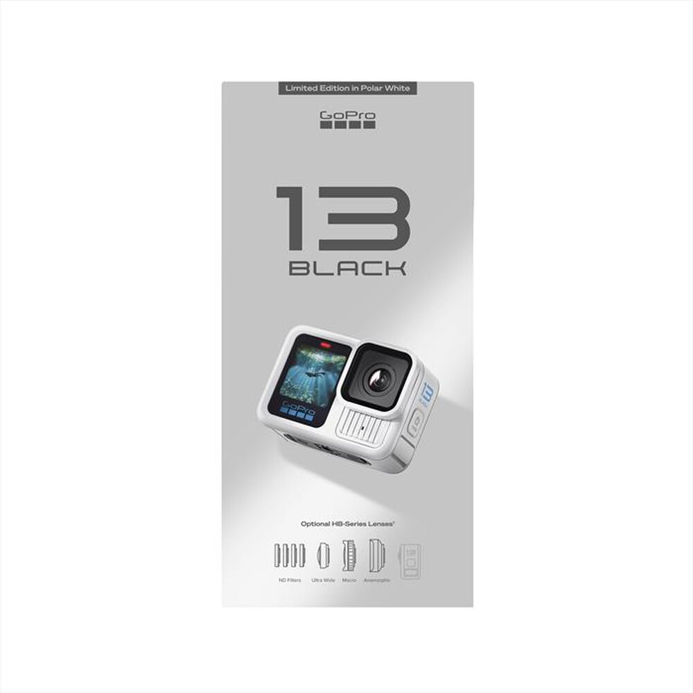 Immagine del prodotto GoPro - Action cam HERO13 BLACK IN POLAR WHITE -RW-Bianco