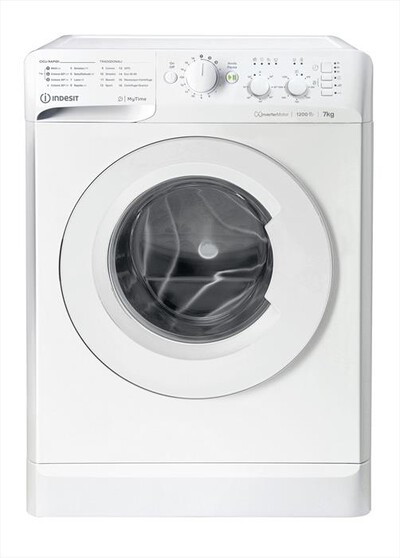 INDESIT - Lavatrice MTWC 71296 W IT 7 Kg Classe A