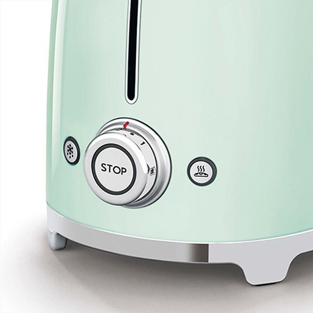 "SMEG - Tostapane 50's Style  2x2 fette – TSF01PGEU-verde pastello"