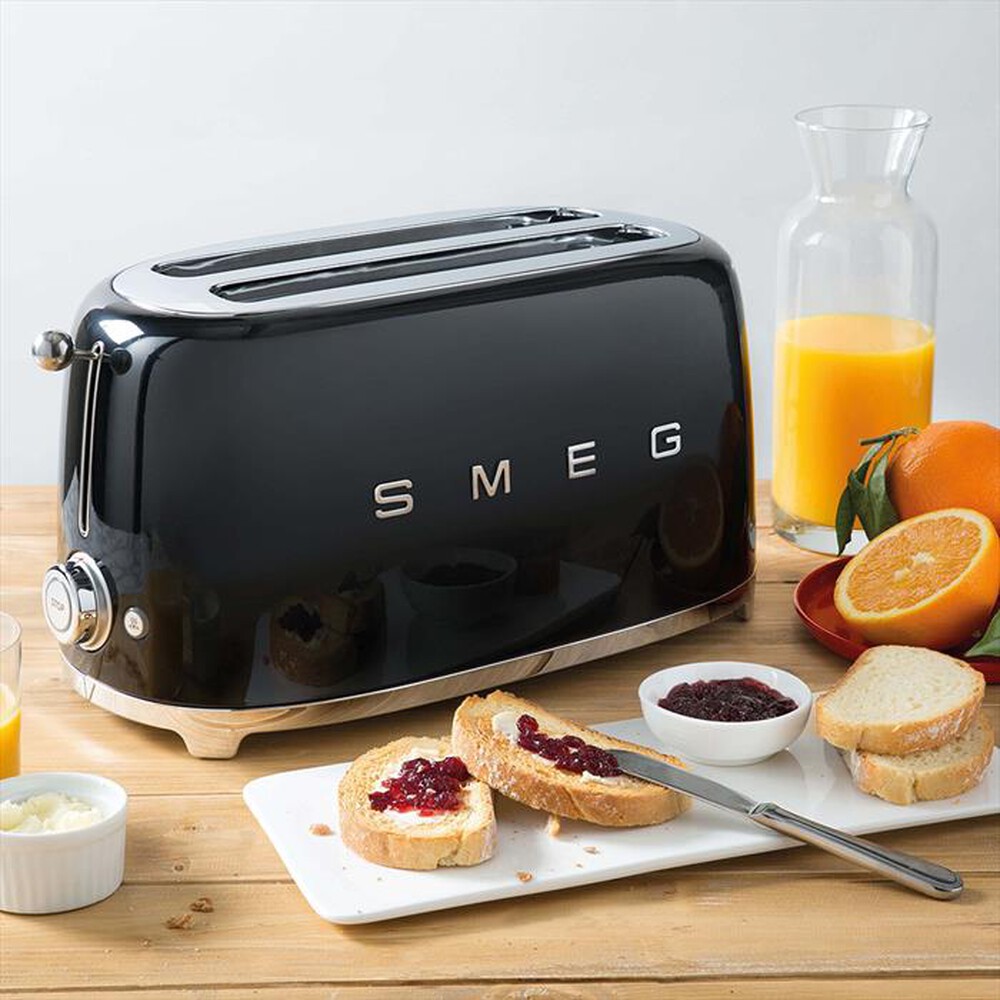 Immagine del prodotto SMEG - Tostapane 50's Style 2x4 fette &ndash; TSF02BLEU-nero