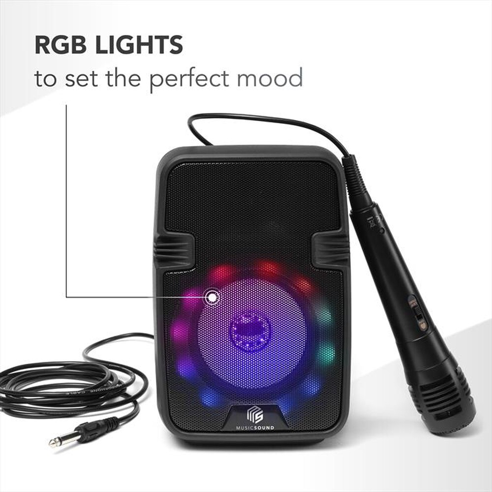 Immagine del prodotto CELLULARLINE - Speaker Bluetooth KARAOKE BTSPKMSKARAOKEK
