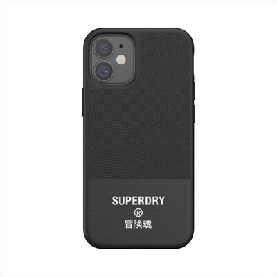 SUPERDRY - 42584_SDY SUPERDRY COVER IPHONE 12 MINI-NERO / TPU e PC