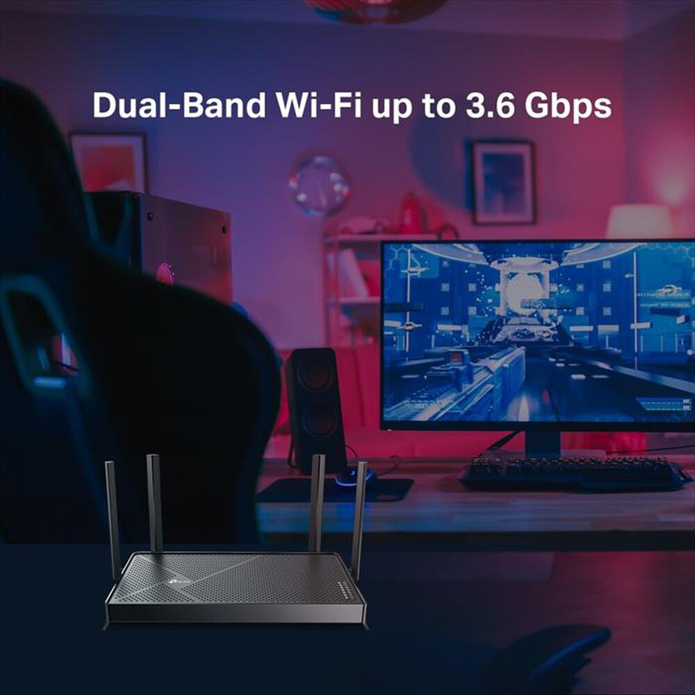 Immagine del prodotto TP-LINK - ROUTER BE3600 WIFI 7 DUALBAND 3.6GBPS 4LAN GIGABIT