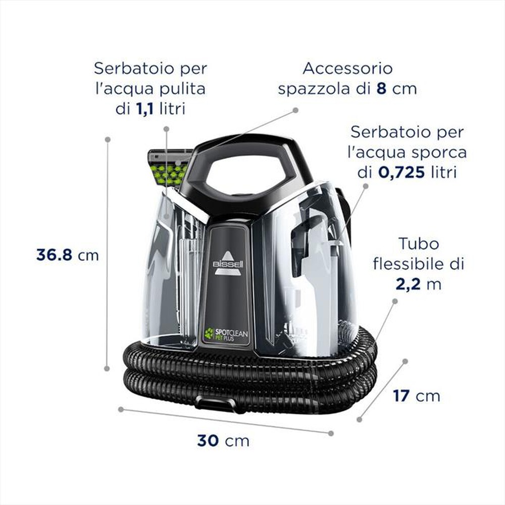 Immagine del prodotto BISSELL - Aspirapolvere a bidone 37241-Nero