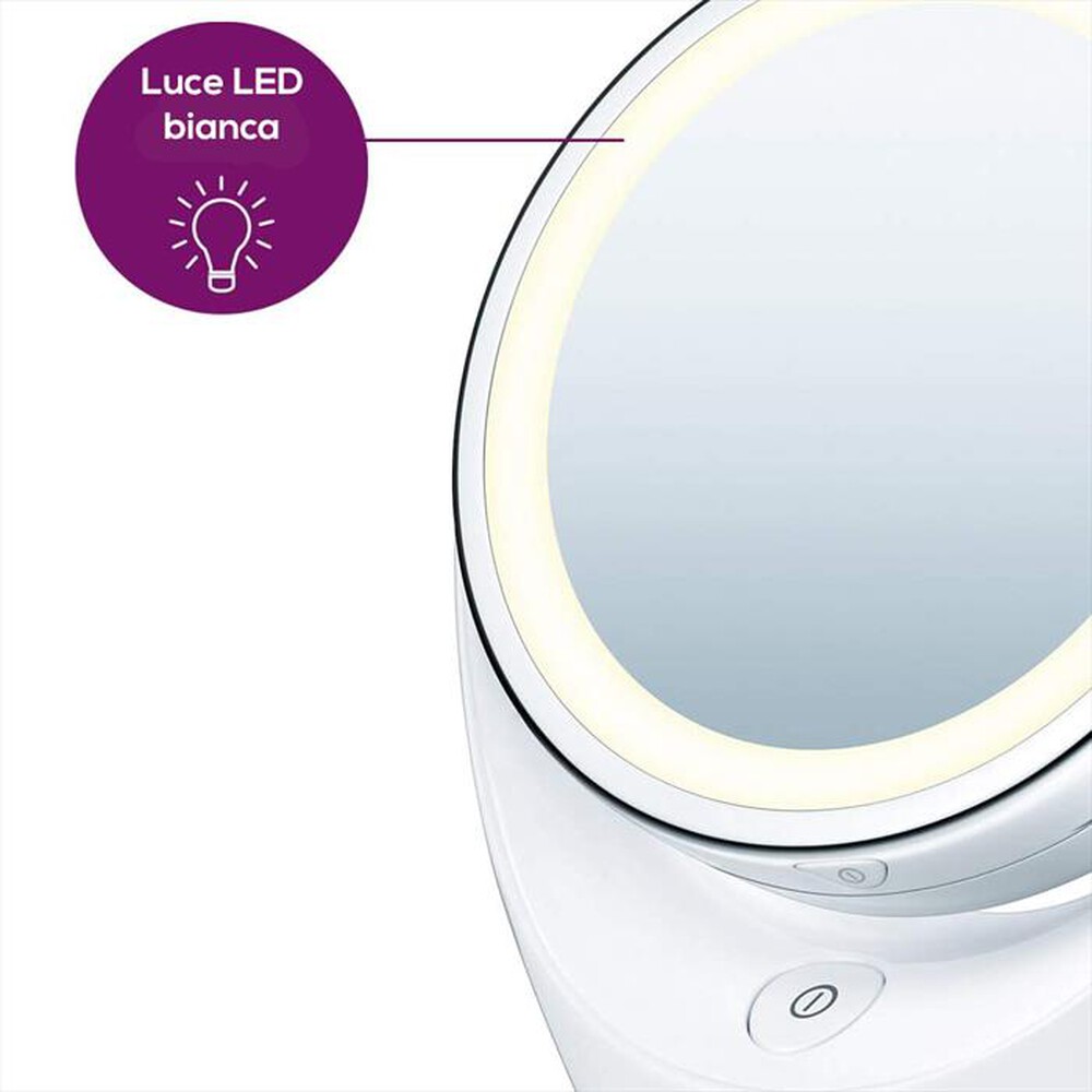 "BEURER - BS 49 Specchio cosmetico illuminato con luce Led"