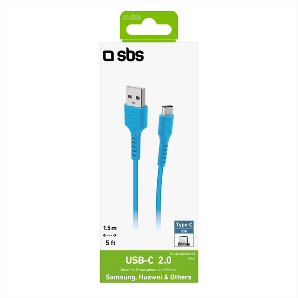 "SBS - TECABLEMICROC15A-AZZURRO"