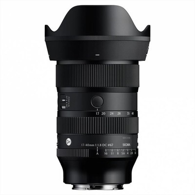 SIGMA - Obiettivo zoom 17-40/1.8 DC (A) SONY-E MOUNT-Nero